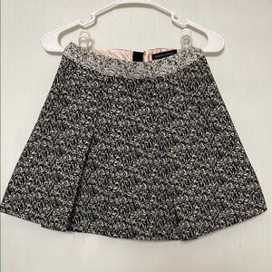 Banana Republic Black and White A-Line Skirt